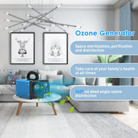 1 x RAW Customer Returns Kasakily Ozone Generator, 28000mg hr Ozone Device with 2 Modes, Industrial Ozone Air Purifier with Timer, Efficient and Portable, for Rooms, Garages, Farms, Hotels, Cleans up to 300  - RRP €100.84