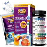 1 x RAW Customer Returns Aqua Care Pro Water Test Aquarium - 116 pieces - 6 in 1 aquarium test strips for pH, nitrite, nitrate, chlorine, hardness carbonates - RRP €18.67