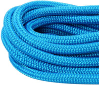 1 x RAW Customer Returns FreeTec 2-piece boat rope boat fender line nylon dockline mooring line fender rope with eye 12mm diameter 6m long blue - RRP €24.16