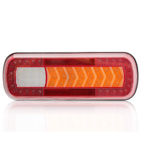 1 x RAW Customer Returns D-TECH 2 pcs 9-30V E-Mark approval LED trailer tail light brake light reversing fog light dynamic indicator light Ip67 waterproof for truck lorry camper van tractor tail light - RRP €96.8