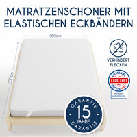 1 x RAW Customer Returns Mattress Protector 160x200 cm Waterproof Made in EU and Oeko-TEX Certified by Dreamzie - Breathable Mattress Topper - RRP €21.99