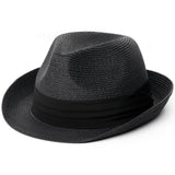 4 x RAW Customer Returns FURTALK Fedora Ladies Panama Hat Men Straw Trilby Look Various Sizes Beach Hat - RRP €96.0