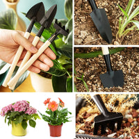 1 x RAW Customer Returns Garden tool set, 6-piece garden shovel small garden tool set, mini garden tools shovel for garden utensils such as planting flowers, transplanting and loosening soil - RRP €8.05