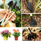 1 x RAW Customer Returns Garden tool set, 6-piece garden shovel small garden tool set, mini garden tools shovel for garden utensils such as planting flowers, transplanting and loosening soil - RRP €8.05