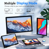 1 x RAW Customer Returns 10.1 inch Portable Monitor 1920x1200 IPS LED Screen Monitor with HDMI USB Type C Small Monitor for Laptop PC, Computer, built-in speaker - RRP €80.66