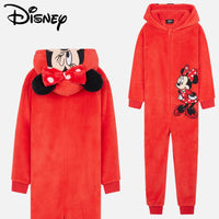 1 x RAW Customer Returns Disney Stitch Onesie Girls, Cuddly Warm Onesie Pajamas Children, Baby Yoda Gifts for Girls Christmas Red Minnie, 2-3 Years  - RRP €34.93