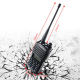 1 x RAW Customer Returns Dual Band Walkie Walkie GT-82, 5W Radio with 144-146 430-440MHz, Long Range, License Required, 2000 mAh Rechargeable Battery, Dual PTT, 128 Channels, VOX for Adults Black  - RRP €30.24