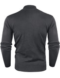 1 x RAW Customer Returns iClosam men s cardigan, fine knit with stand-up collar and zipper, anthracite, XL - RRP €30.73