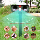 3 x RAW Customer Returns Solar cat repeller, ultrasonic animal repeller cat repellent, waterproof marten repeller with PIR motion sensor cat repeller for garden, effective against cats, dogs, martens and birds pests - RRP €57.45