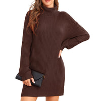 1 x Brand New ANGGREK Women s sweater dress, high elasticity, soft knitted sweater dress, casual dress - RRP €23.18