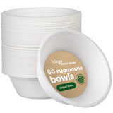 11 x RAW Customer Returns HAAGO 50 sugar cane paper bowls 350ml , disposable bowls, soup bowls, paper bowls, soup plates - stable microwave safe - environmentally friendly biodegradable - RRP €153.89