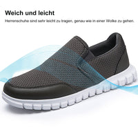 3 x Brand New AZSDXS Slip-on sneakers men s non-slip running shoes, breathable sports shoes, lightweight casual shoes, outdoor sneakers, dark gray 46 - RRP €60.48