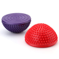 1 x RAW Customer Returns Fasmov 6 Pack Semi-Circular Yoga Balls Sport Balance Pods Mini Therapy Balance Hedgehog Ball Hard Gymnastics Ball for Coordination Balance Fitness Training, 16cm - RRP €32.49