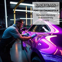 1 x RAW Customer Returns BLACKGLASS IX window film in professional quality for cars, vans other vehicles 70 VLT, 6m x 65cm, 2 layers, Light Smoke Tint sun, glare and privacy protection film with installation instructions - RRP €34.39