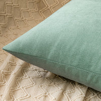 1 x RAW Customer Returns MIULEE Set of 2 Chenille Cushion Covers Decorative Cushion Covers with Hidden Zip Suitable for Bedroom Living Room 40 x 40 cm Mint Green - RRP €15.99