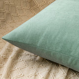 1 x RAW Customer Returns MIULEE Set of 2 Chenille Cushion Covers Decorative Cushion Covers with Hidden Zip Suitable for Bedroom Living Room 40 x 40 cm Mint Green - RRP €15.99