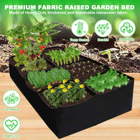 1 x RAW Customer Returns Plant bag 180 cm wide 30 cm high, 128 gallon plant bags, 8 x 60 L plant bag made of nonwoven fabric grow bags potato plant bag plant bag, plant breeding bags for balcony vegetables flower bulbs - RRP €28.99