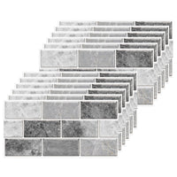 1 x RAW Customer Returns 24 pieces Tile Stickers, 15x30cm Tile Stickers Waterproof PVC Self-Adhesive Decoration Wall Stickers Wall Stickers for Bathroom and Kitchen Tiles - RRP €27.89