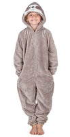 1 x RAW Customer Returns CityComfort Jumpsuit Children s One-Piece Fleece Overall Onesie Children Girls Boys 4-14 Years 13-14 Years, Dark Beige  - RRP €31.99