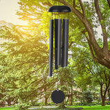 1 x RAW Customer Returns Victop Large Outdoor Wind Chimes, 80cm Memorial Wind Chime 5 Metal Tubes Pleasant Melody Classic Retro Decor Wind Chimes for Garden, Indoor, Yard, Backyard Decoration - RRP €28.99