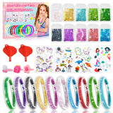 6 x Brand New yumcute crafts for girls 5 6 7 8 9 10 years, friendship bracelets, gifts for 5-12 year old girls craft set for children from 7 8 9 10 11 years old toy birthday gift teenager bracelets - RRP €84.6