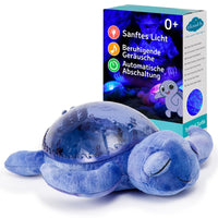 1 x RAW Customer Returns Cloud b Soothing Night Light Ocean Projector with Soothing Sounds Adjustable Brightness 3 Colors Auto Shutoff Tranquil Turtle Ocean - RRP €54.38