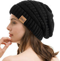 10 x Brand New REDESS Slouchy Beanie Hat for Men and Women Winter Warm Chunky Soft Oversized Cable Knit Hat - RRP €189.9