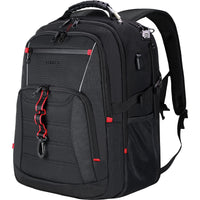 1 x RAW Customer Returns KROSER Travel Laptop Backpack 17.3 Inch Large Computer Backpack Stylish College Backpack with USB Charging Port RFID Pockets Water Repellent Daypack for School Business Men - RRP €66.55