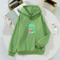 4 x Brand New Women s Teenager Girls Kawaii Hoodie Fleece Autumn Winter Long Sleeve Hoodie Warm Jumper Hooded Casual Sweatshirt Tops 2XL, Green  - RRP €108.48