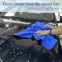 8 x Brand New 2 Pack Microfiber Car Cleaning Cloths - Extremely Absorbent and Soft - Suitable for Drying, Waxing and Polishing Cars and Motorcycles - 40 x 60 cm  - RRP €153.6