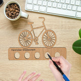 1 x Brand New Wiuses Fahrrad Geschenk Dekoration Holz M nze Geburtstagsgeschenk - Hochwertiges Geburtstagsgeschenk f r Fahrradliebhaber, geeignet f r M nner jeden Alters - RRP €22.8