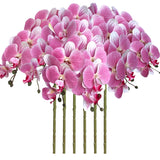 1 x RAW Customer Returns FagusHome 6 Pieces Artificial Phalaenopsis Flowers White 80cm Artificial Orchid Flowers Stem Plants for Home Decor Pink  - RRP €22.62