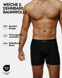 1 x RAW Customer Returns DANISH ENDURANCE 3 Stretch Cotton Boxers, Classic Underwear Underpants, for Men, Black, XXX-Large - RRP €30.95