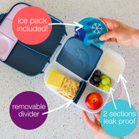 1 x RAW Customer Returns b.box lunch box for children with compartments Jumbo Bento Box with 4 compartments 2 leak-proof , removable divider, gel cooling pack School lunch box from 3, 2L - RRP €27.04