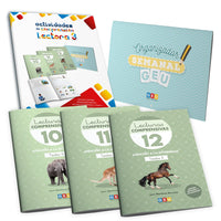 1 x RAW Customer Returns GEU COMPREHENSIVE READINGS Vacation Notebook 3 Primary - Vacation Notebook 3 Primary Reading Comprehension 3 Primary Comprehensive Reading Pack 10, 11 and 12. Includes Weekly Organizer - RRP €32.7