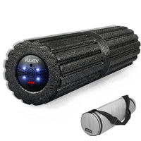 1 x RAW Customer Returns Vulken fascia roller vibration massage roller 43cm with intensive deep vibration foam roller with 4 vibration levels self-massage roller - RRP €90.66