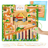 33 x Brand New Magnetic Educational Game Montessori Magnet Toy Labyrinth Game Magnetic Color and Number Maze Magnate Wooden Motor Skills Number Maze Travel Games Sorting Game for Girls Boys 3 4 5 6 7 Years - RRP €372.24