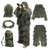 1 x RAW Customer Returns Goetland 5 Pieces Ghillie Camouflage Suit Men Ghillie Suit Hunting Suit Forest Jungle Universal Size for Hunting All Saints Hoax - RRP €45.88