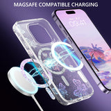 1 x RAW Customer Returns YINLAI iPhone 14 Pro Max Case, Transparent Sequin Butterfly Case with Magnetic Closure Shockproof TPU Lightweight Thin Case for iPhone 14 Pro Max 6.7 - RRP €21.6