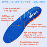 1 x RAW Customer Returns Insoles - soft comfort shoe insoles for sports, leisure and work, shock-absorbing insoles - for sneakers, boots, hiking shoes orange - RRP €15.99