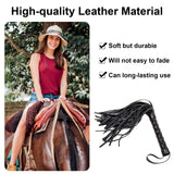 1 x Brand New PU Leather Horse Whip Daily Training Horse Running Leather Horse Flogger Bullwhip Horse Whip Horse Whip Horse Whip Black  - RRP €18.0