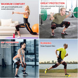 3 x Brand New JoaSinc Knee Brace for Men Women, Adjustable Compression Knee Support Knee Wraps for Meniscus Tear, Arthritis, Relieves Knee Pain, ACL, Jogging, Hiking, Sports, Basketball, Volleyball - M - RRP €79.2