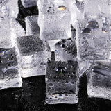 1 x RAW Customer Returns 100 Pieces Clear Fake Ice Cubes Square Acrylic Gems Acrylic Clear Ice Rocks Fake Ice Cubes Display Wedding Display Vase Fillers for Home Wedding Photography Kitchen Decoration - RRP €18.68