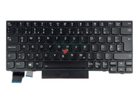 1 x RAW Customer Returns TellusRem replacement keyboard German backlight for Lenovo Thinkpad X280 X390 X395 - RRP €53.44