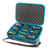 1 x RAW Customer Returns QUPERR DIY Blue Makpac Battery Box - Efficient Storage Solution for Makita Tools Makita Battery Makita Adapter Case Only  - RRP €36.0