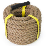 1 x RAW Customer Returns Aoneky Natural Jute Rope 20 25 30 40mm, 15 30M - Ultra Thick Hemp Rope for Garden Decoration, Tug of War, Sports 8M 20mm  - RRP €39.1