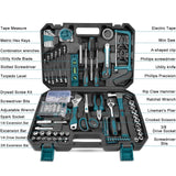 1 x RAW Customer Returns Sundpey tool case filled professional 257 pcs - tool set hand tool set tool box with ratchets socket wrenches, universal complete portable tool case blue - RRP €69.99