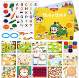 1 x Brand New URMYWO Quiet Book Activity Book, Children s Toy 2 3 4 5 Years Old, Montessori Games, Sensory Educational Toys, Stick-on Book, Busy Book, Educational Activity Toy for Baby Boy and Girl - RRP €19.2