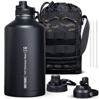 1 x RAW Customer Returns OneTigris Thermos Bottle Outdoor 3.8L, Stainless Steel Drinking Bottle Thermos Flask Thermo Water Bottle for Bicycle, Camping, Yoga, Gym, Softair - RRP €44.36