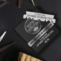 1 x RAW Customer Returns Shaving Revolution Professional Beard Blade x100 - Straight Razor Blades - 100 Count Straight Razor Blades - Stainless Steel Straight Razor Blades - RRP €8.05